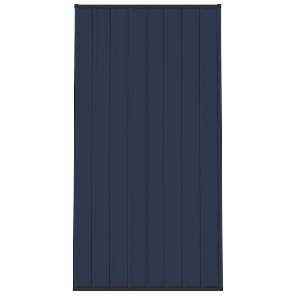 Outdoor Dog Kennel with Roof Steel 1.84 m?