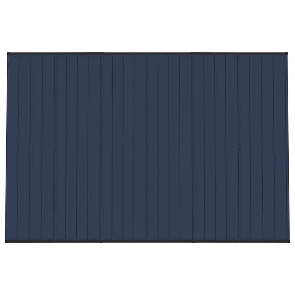 Outdoor Dog Kennel with Roof Steel 5.53 m?