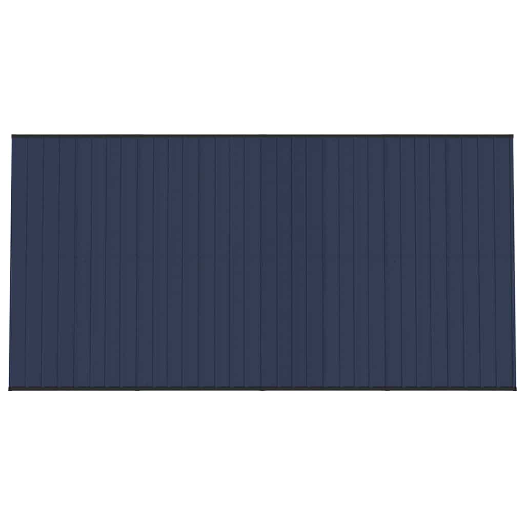 Outdoor Dog Kennel with Roof Steel 7.37 m?