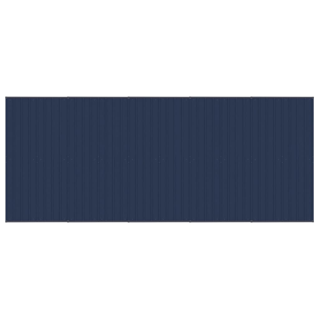 Outdoor Dog Kennel with Roof Steel 9.22 m?