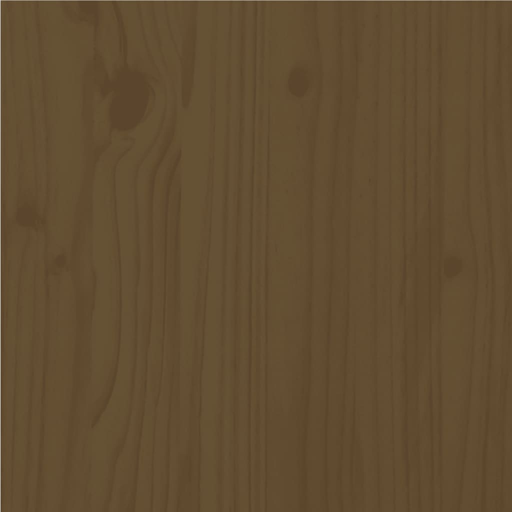 Bed Frame without Mattress Honey Brown 135x190 cm