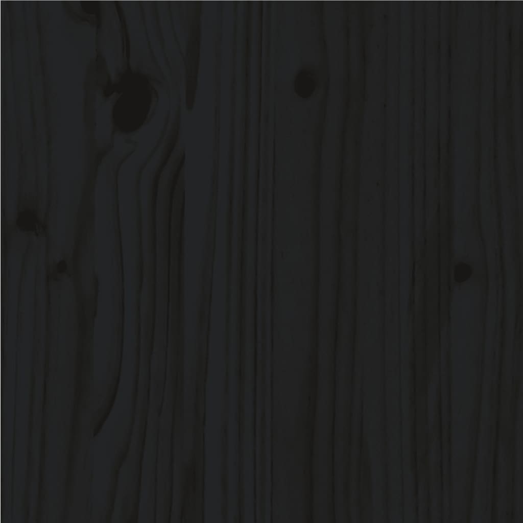 Bed Frame without Mattress Black 135x190 cm