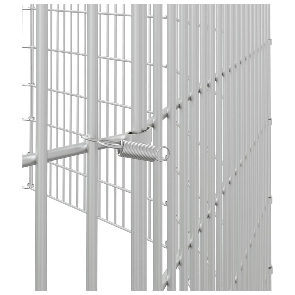Free Range Animal Enclosure 12-Panel 54x60 cm Galvanised Iron