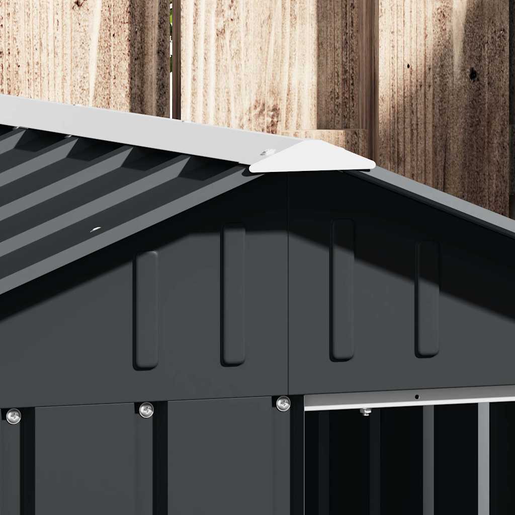 Dog House Anthracite 116.5x153x81.5 cm Galvanised Steel