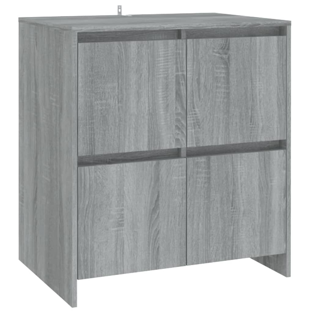 Sideboards 2 pcs Grey Sonoma 70x41x75 cm Engineered Wood