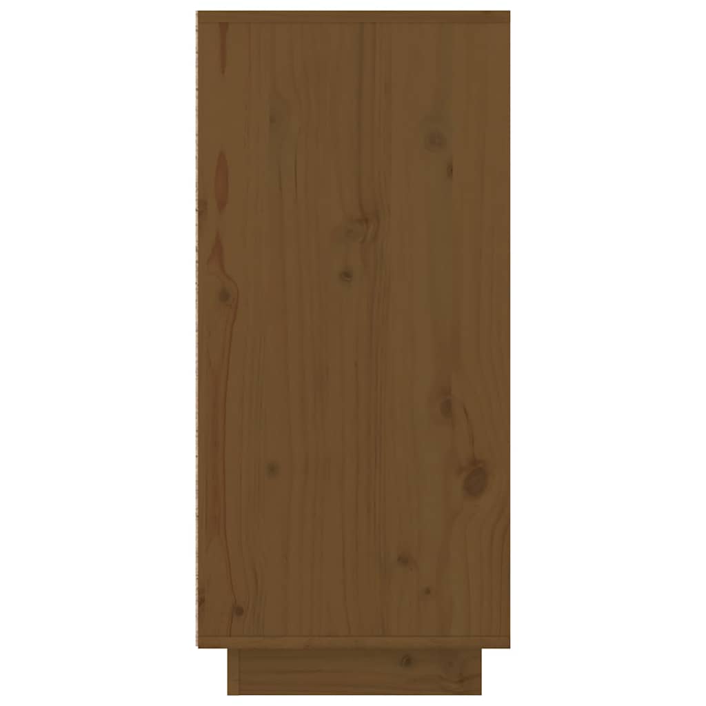 Sideboard Honey Brown 111x36x75 cm Solid Wood Pine