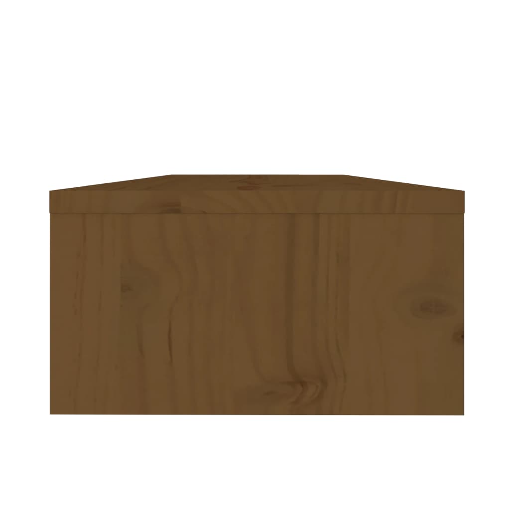 Monitor Stand Honey Brown 50x24x13 cm Solid Wood Pine