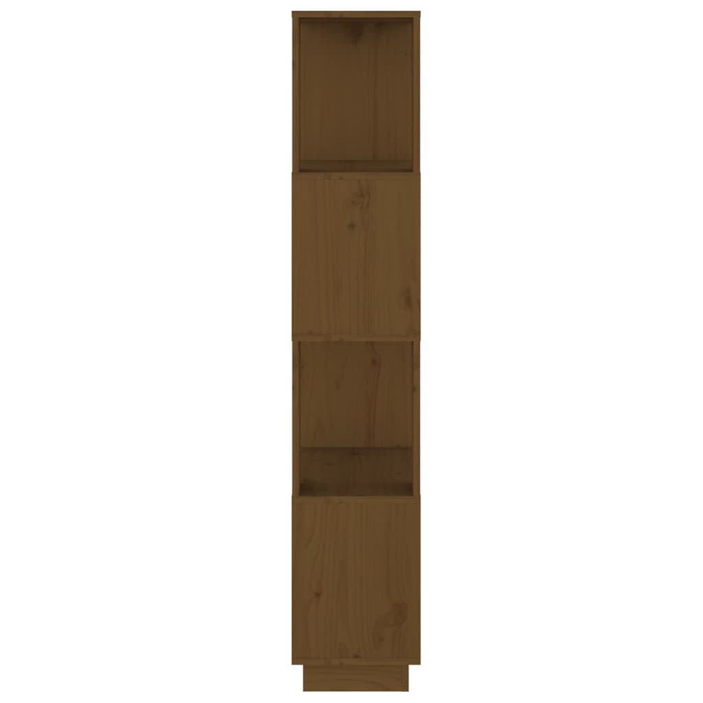 Book Cabinet/Room Divider Honey Brown 51x25x132 cm Solid Wood Pine