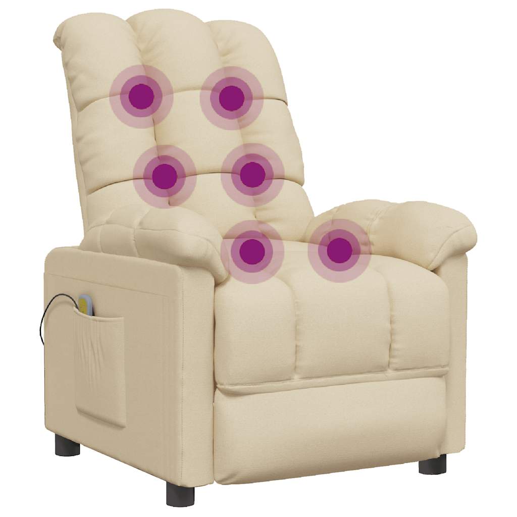 Massage Chair Cream Fabric