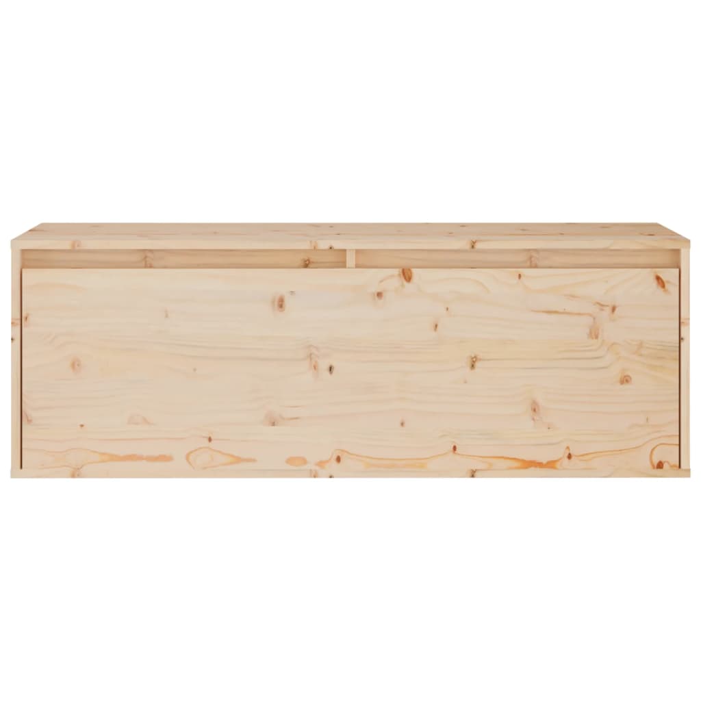 3 Piece TV Cabinet Set Solid Wood Pine