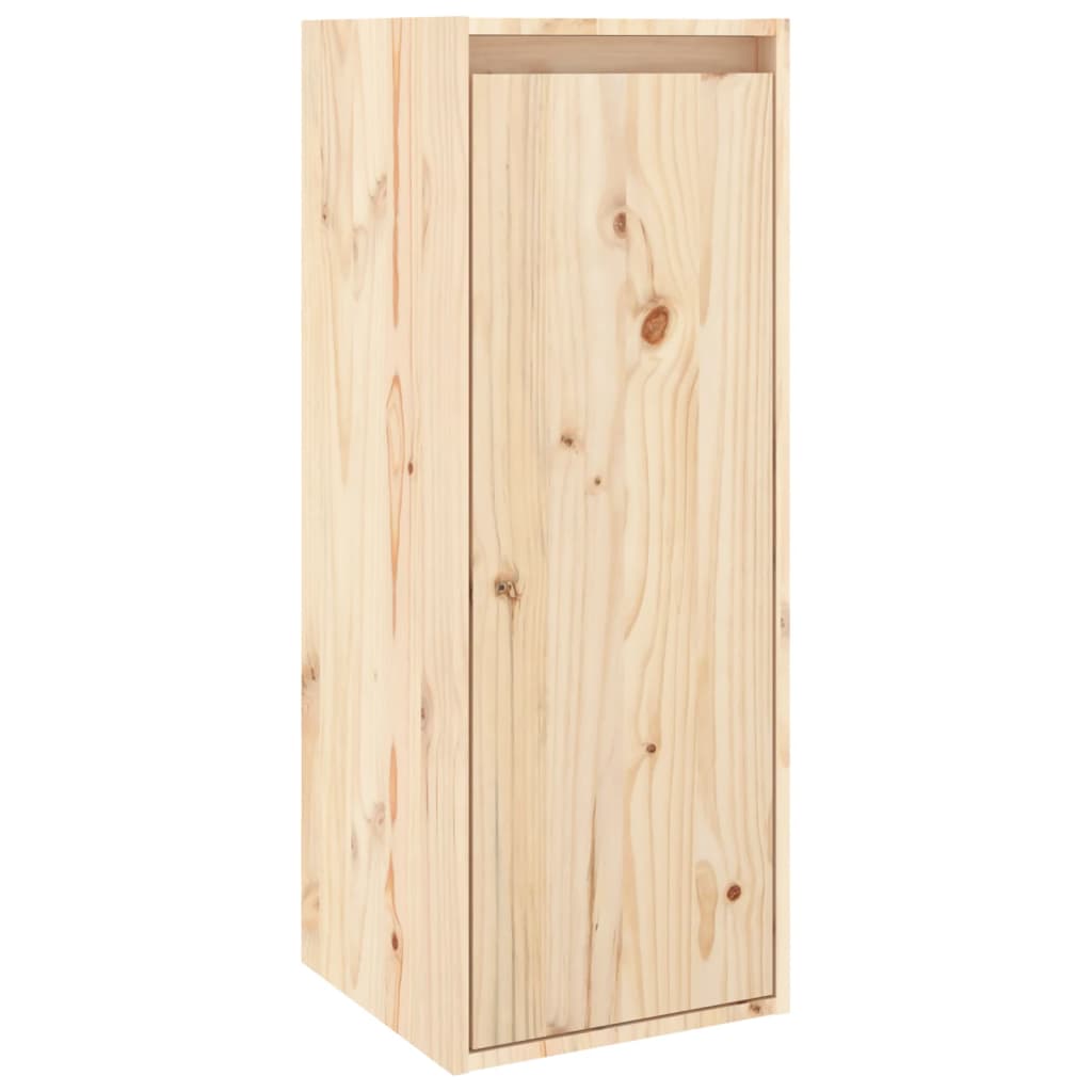 4 Piece TV Cabinet Set Solid Wood Pine