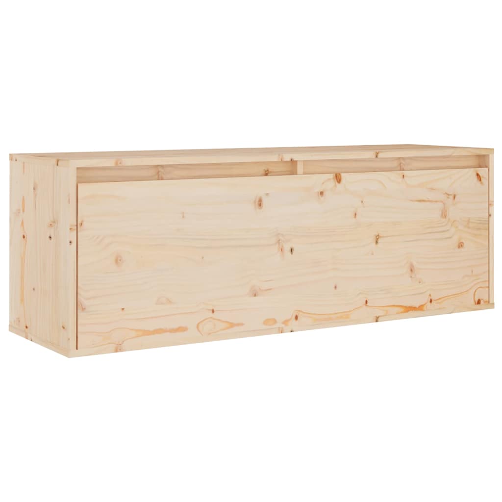 5 Piece TV Cabinet Set Solid Wood Pine
