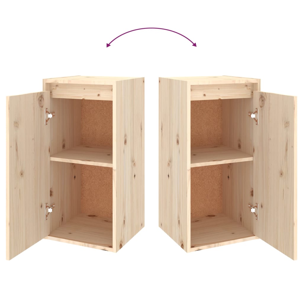 TV Cabinets 5 pcs Solid Wood Pine