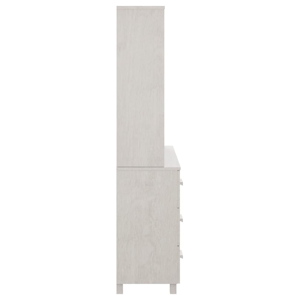 Highboard "HAMAR" Solid Wood Pine White