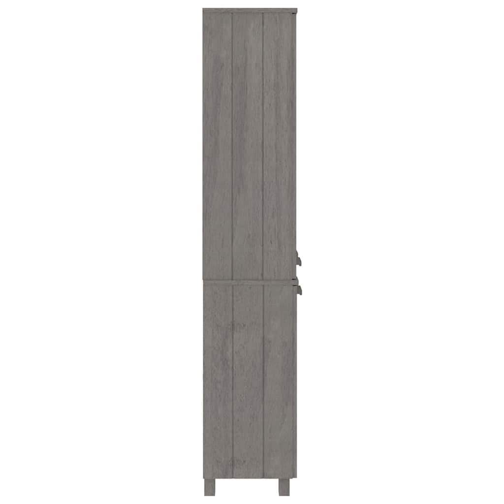 Highboard "HAMAR" Solid Wood Pine Light Grey