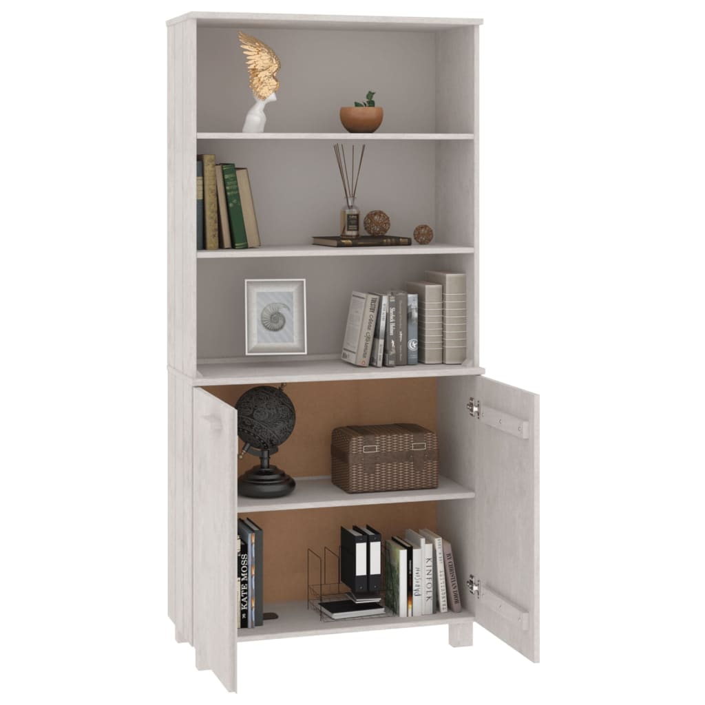 Highboard "HAMAR" Solid Wood Pine White