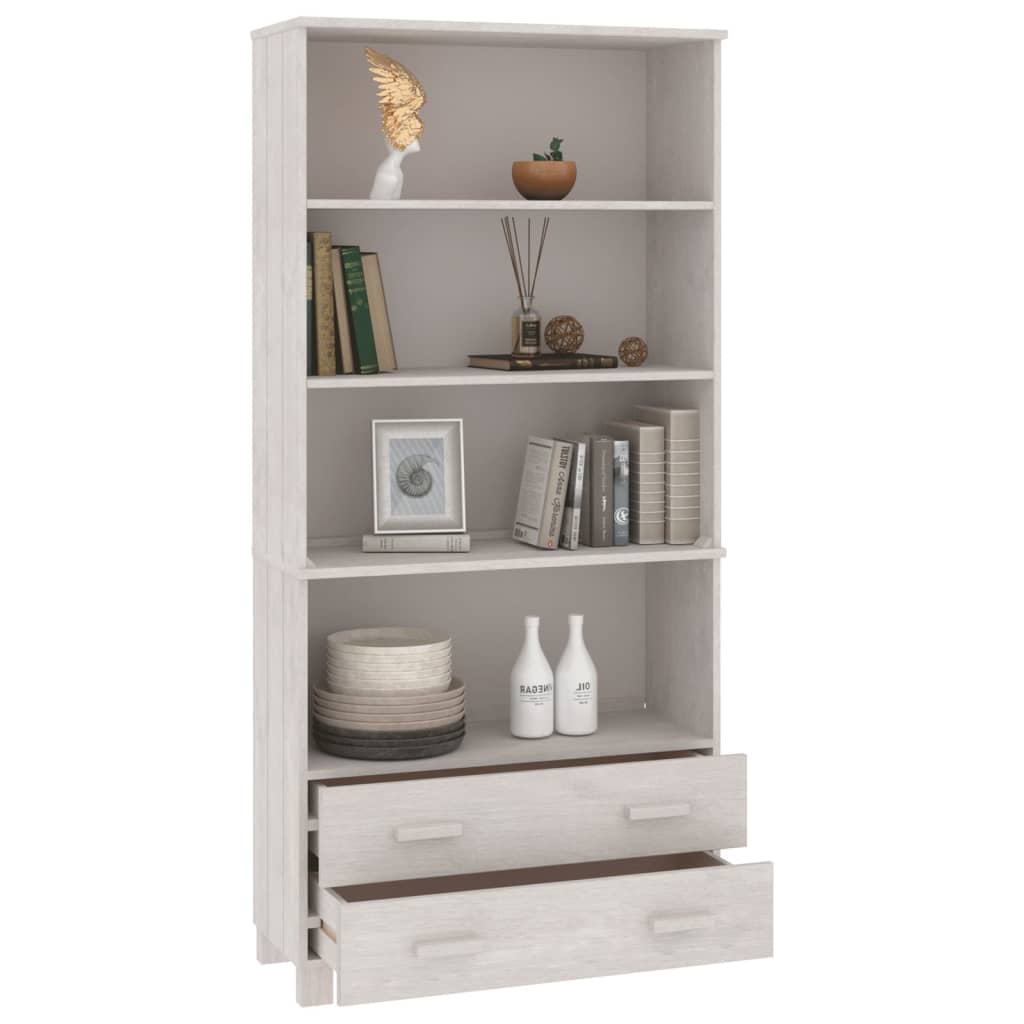 Highboard "HAMAR" Solid Wood Pine White
