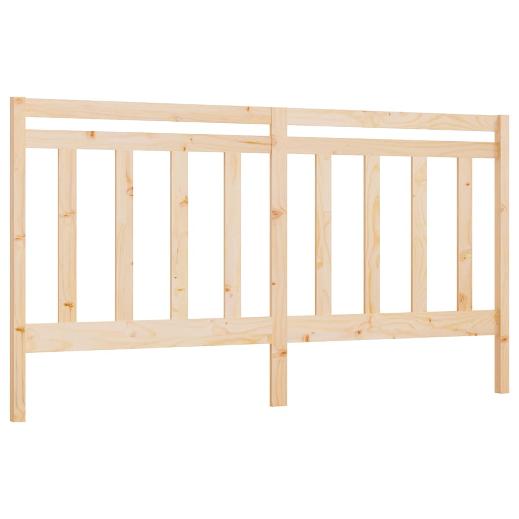 Bed Headboard 186 cm Solid Wood Pine