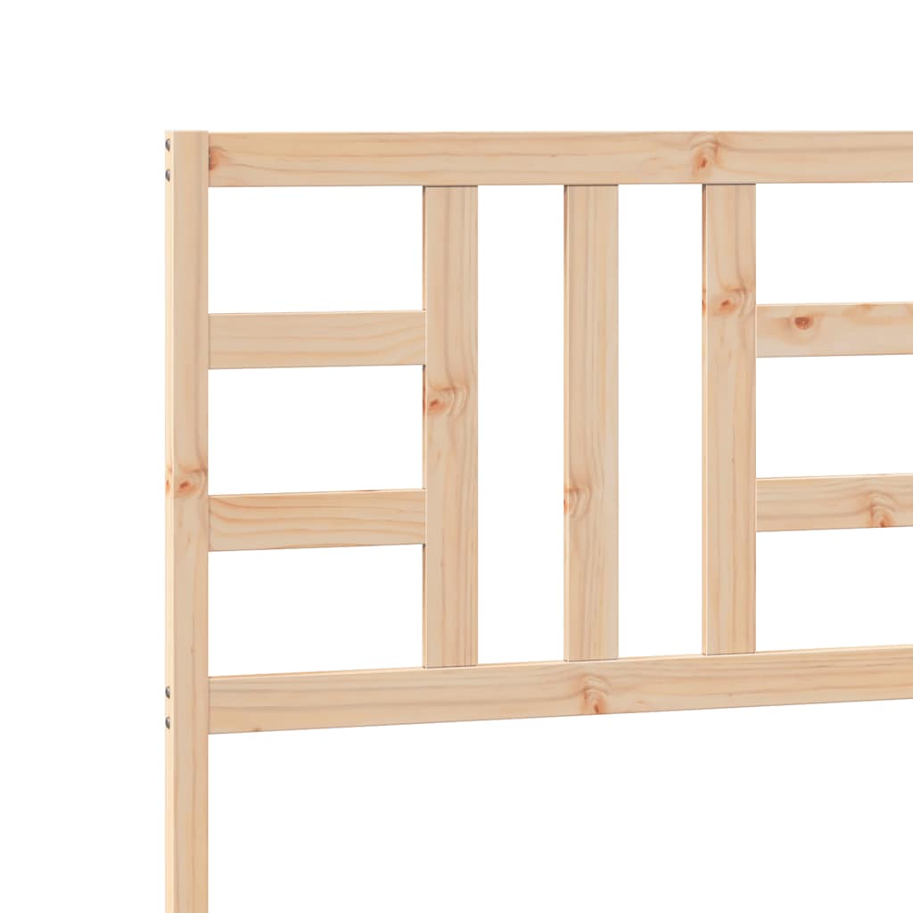 Bed Headboard 186 cm Solid Wood Pine