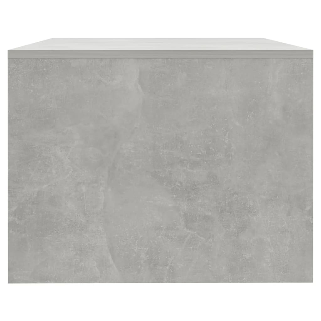 Coffee Table Concrete Grey 102x55x42 cm Engineered Wood