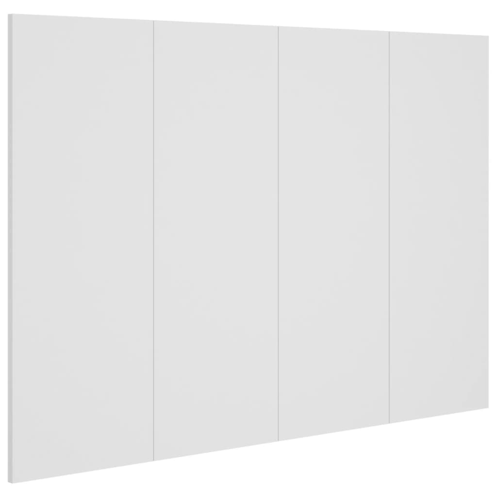 Bed Headboard White 120 cm Engineered Wood