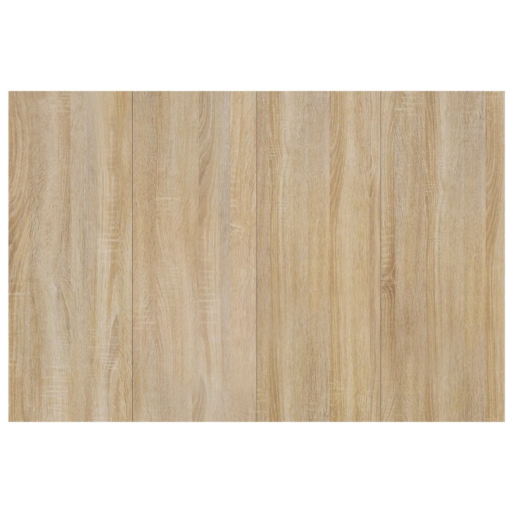 Bed Headboard Sonoma Oak 120x1.5x80 cm Engineered Wood