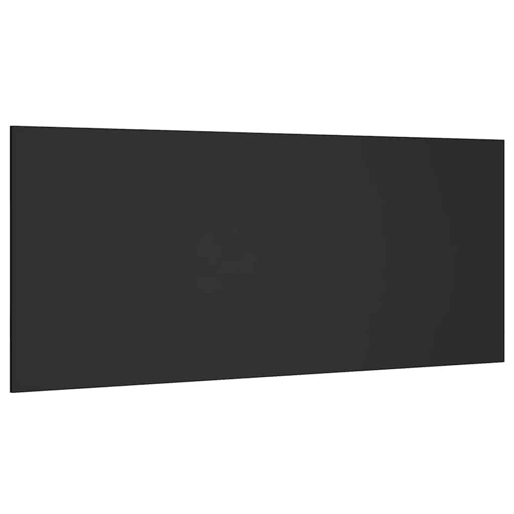 Bed Headboard Black 200 cm Engineered Wood