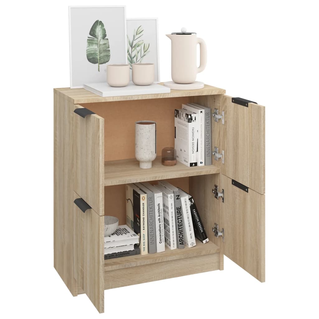 Sideboard Sonoma Oak 60x30x70 cm Engineered Wood