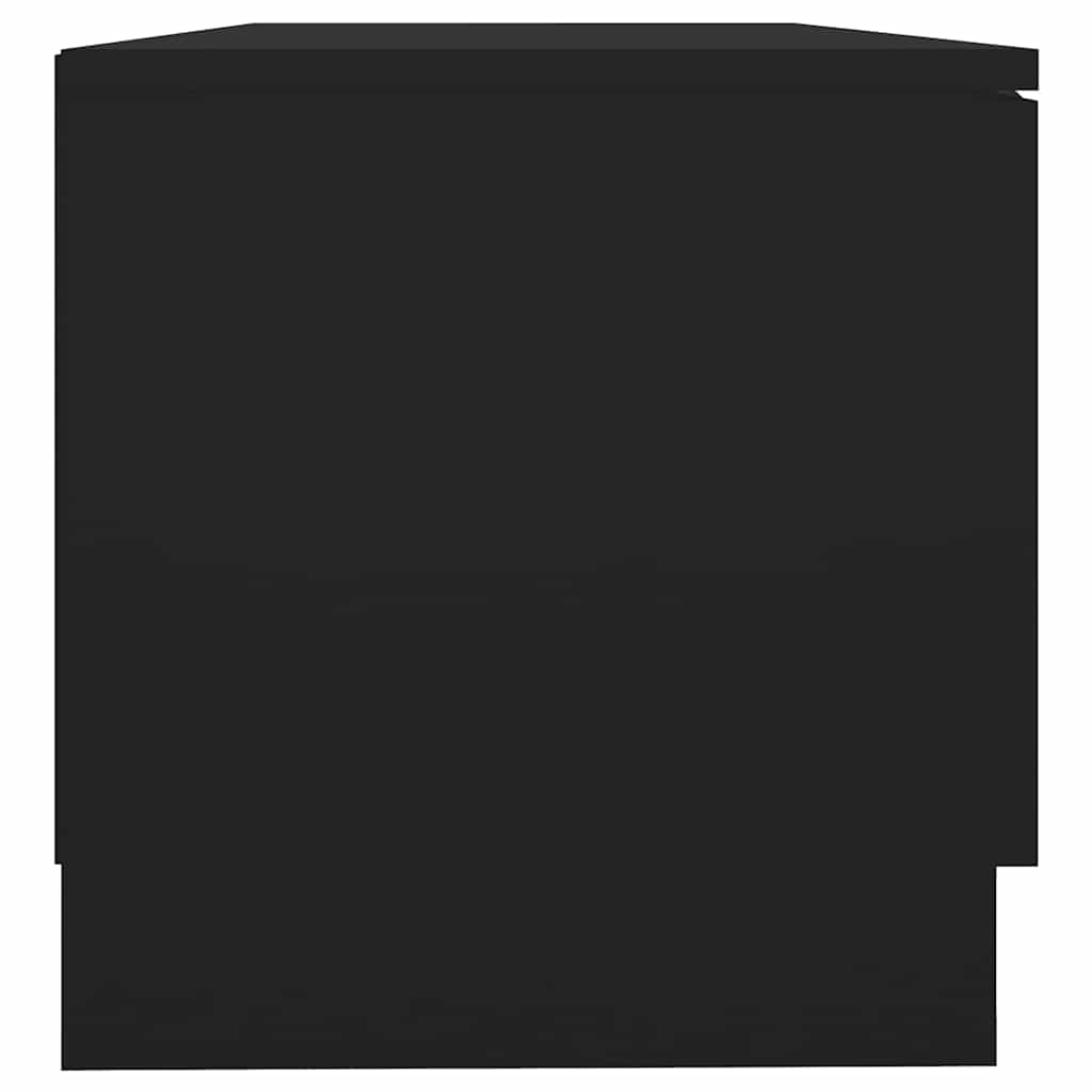 TV Cabinet Black 80x35x36.5 cm Engineered Wood