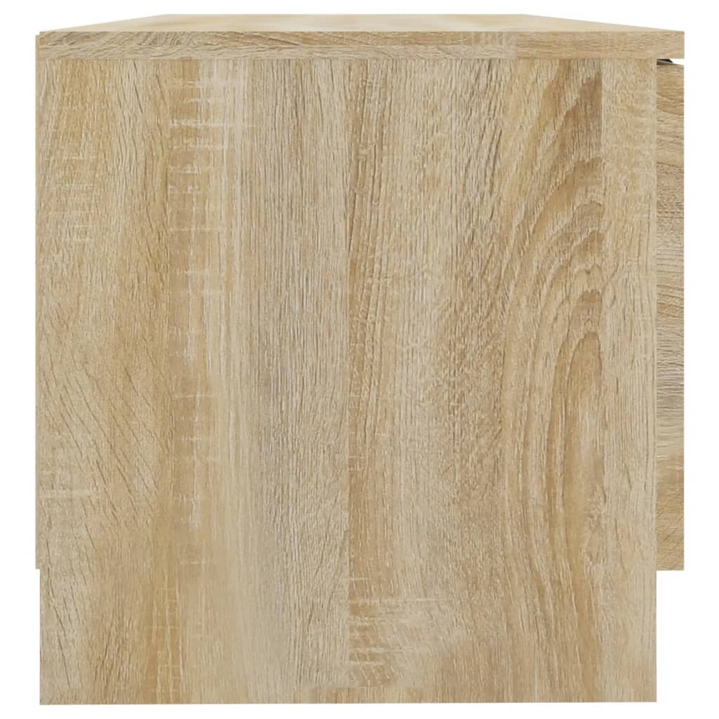 TV Cabinet Sonoma Oak 80x35x36.5 cm Engineered Wood