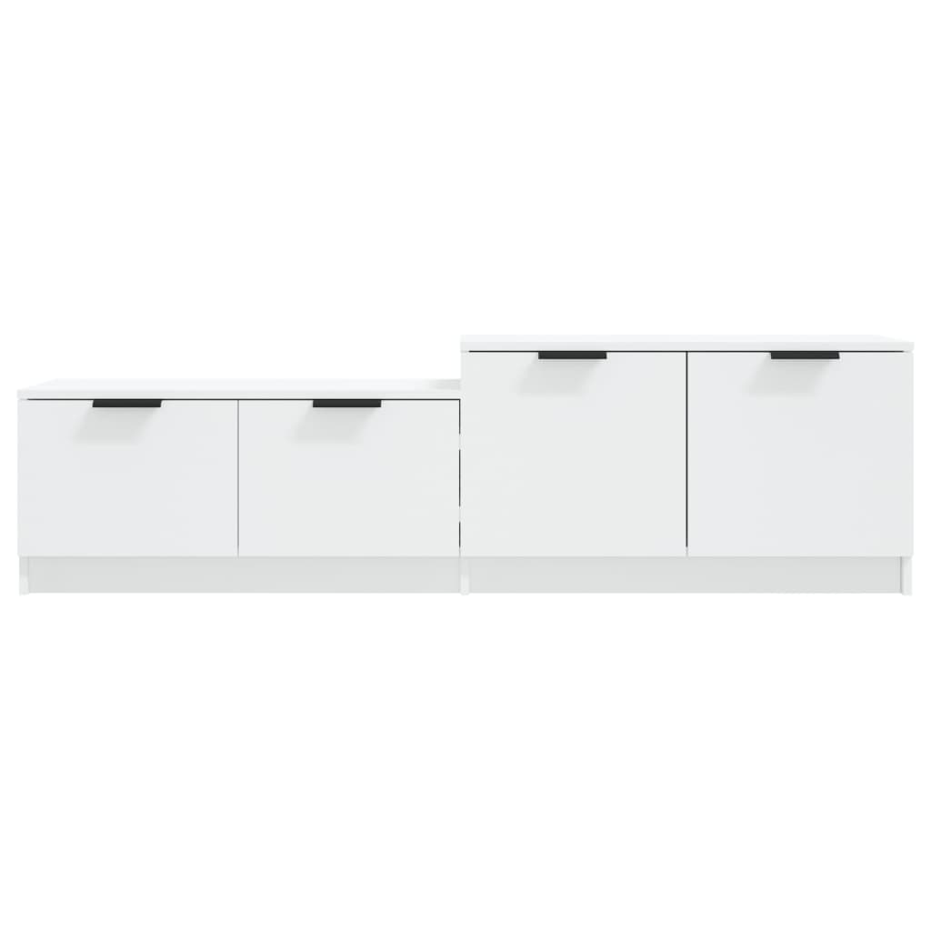 TV Cabinet White 158.5x36x45 cm Engineered Wood