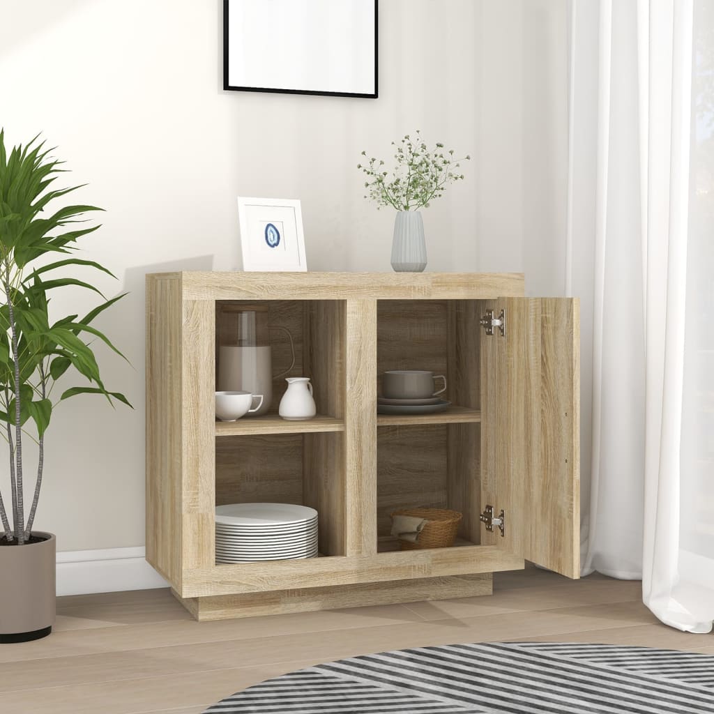 Sideboard Sonoma Oak 80x40x75 cm