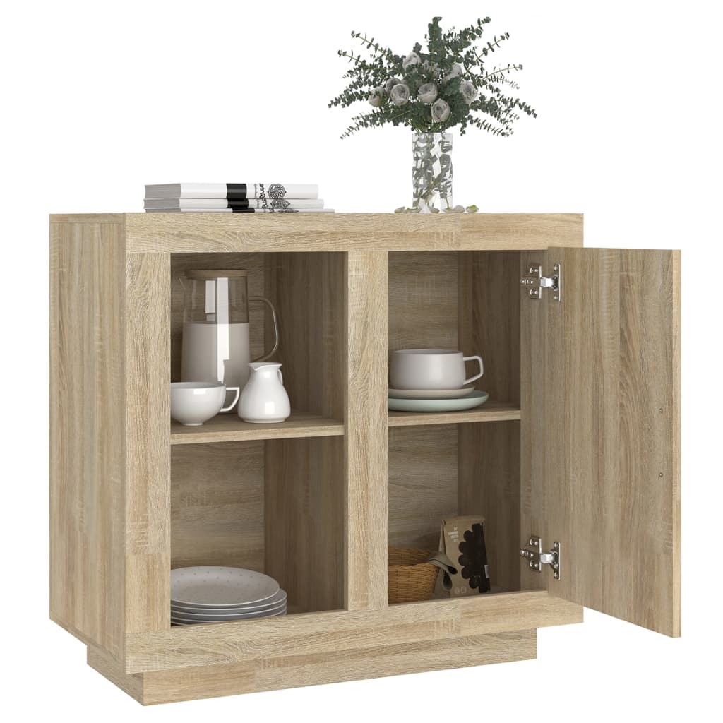 Sideboard Sonoma Oak 80x40x75 cm