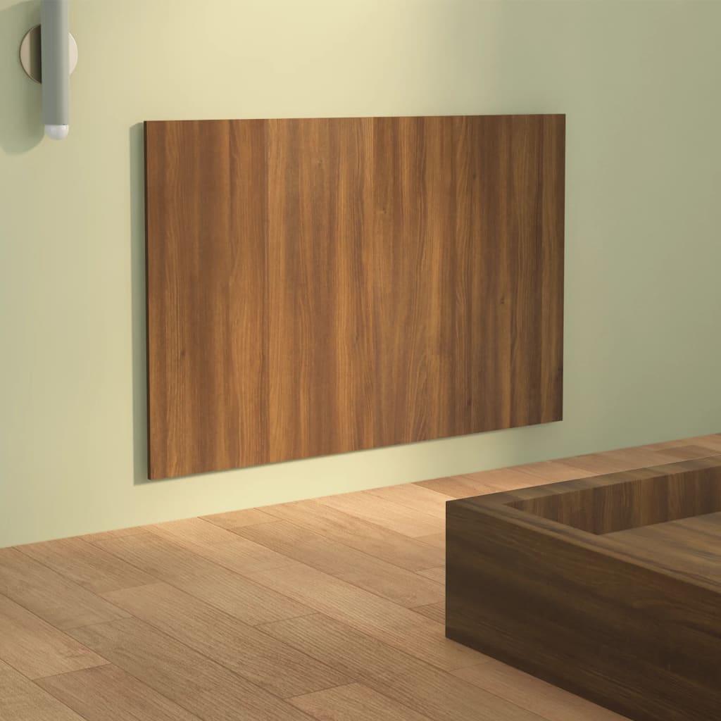 Bed Headboard Brown Oak 120 cm Engineered Wood