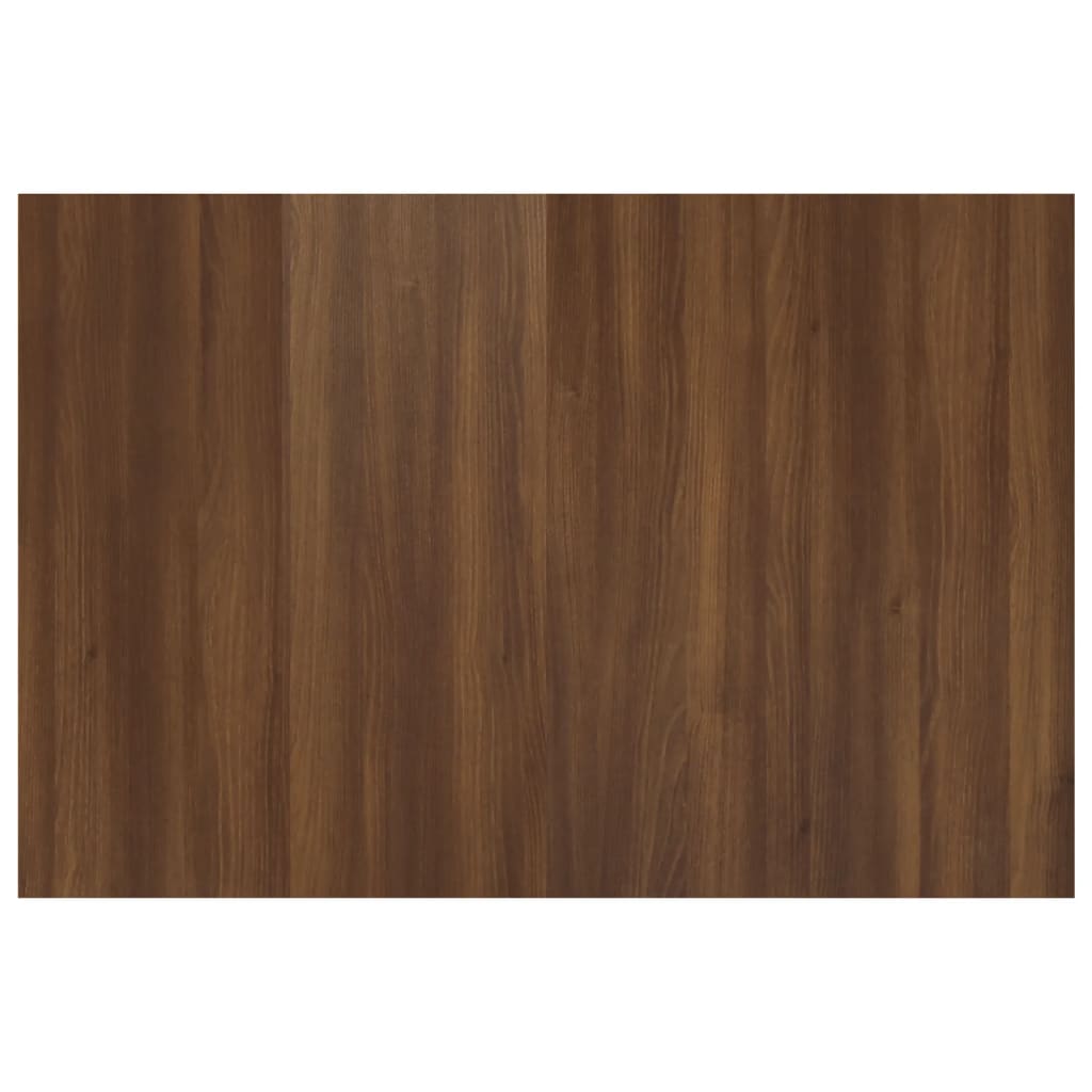 Bed Headboard Brown Oak 120 cm Engineered Wood