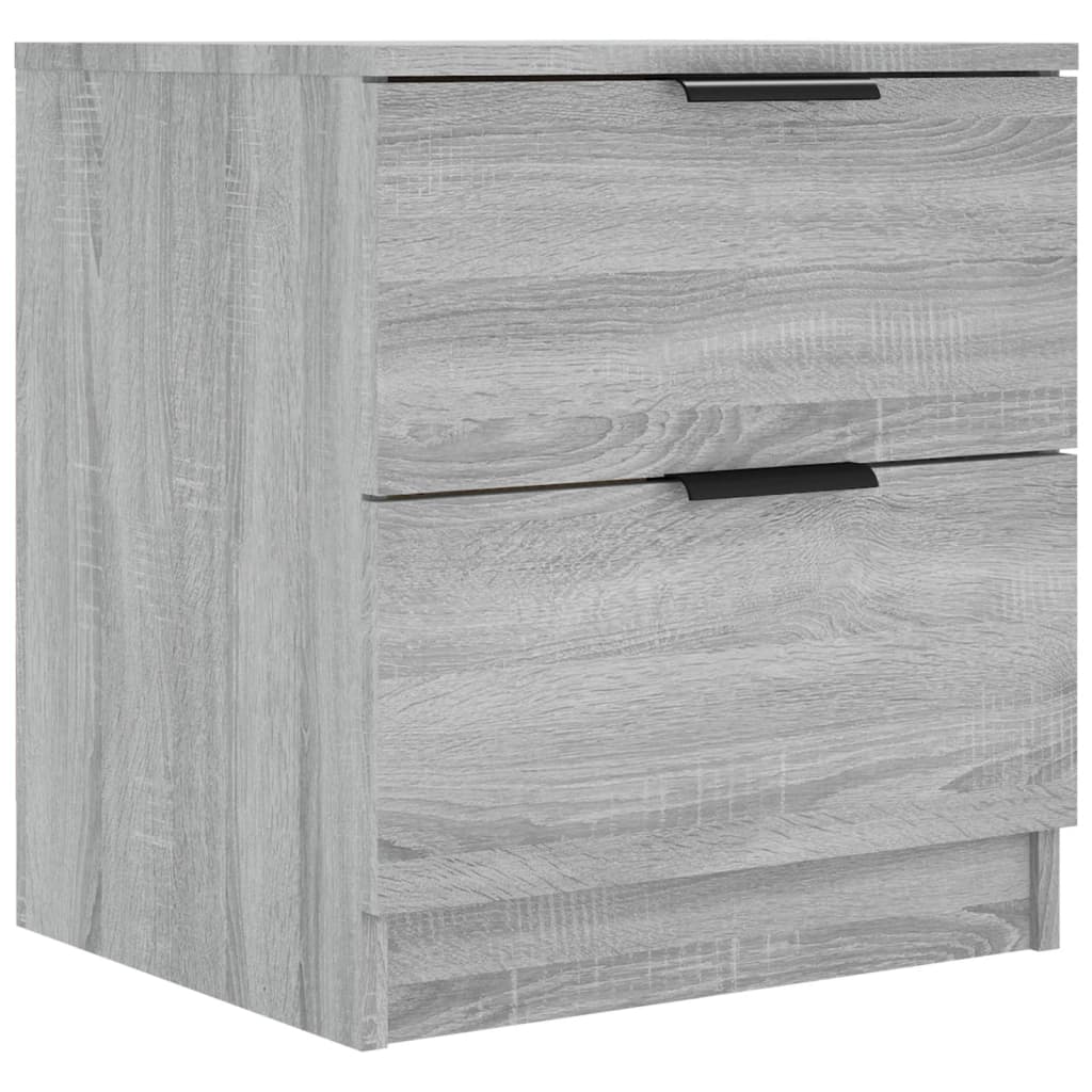 Bedside Cabinet Grey Sonoma Engineered Wood