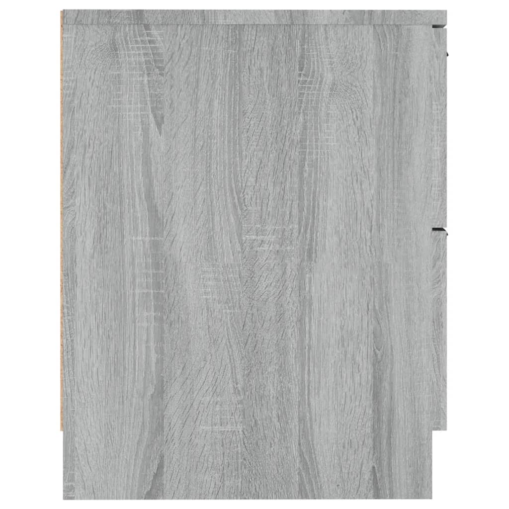 Bedside Cabinet Grey Sonoma Engineered Wood