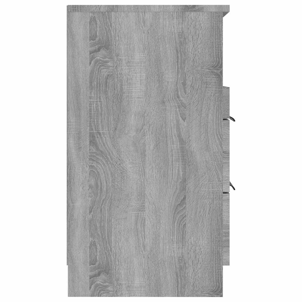 Bedside Cabinet Grey Sonoma Engineered Wood