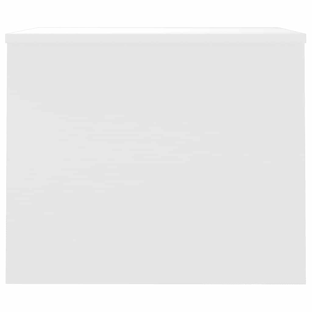 Coffee Table High Gloss White 80x50.5x41.5 cm Engineered Wood