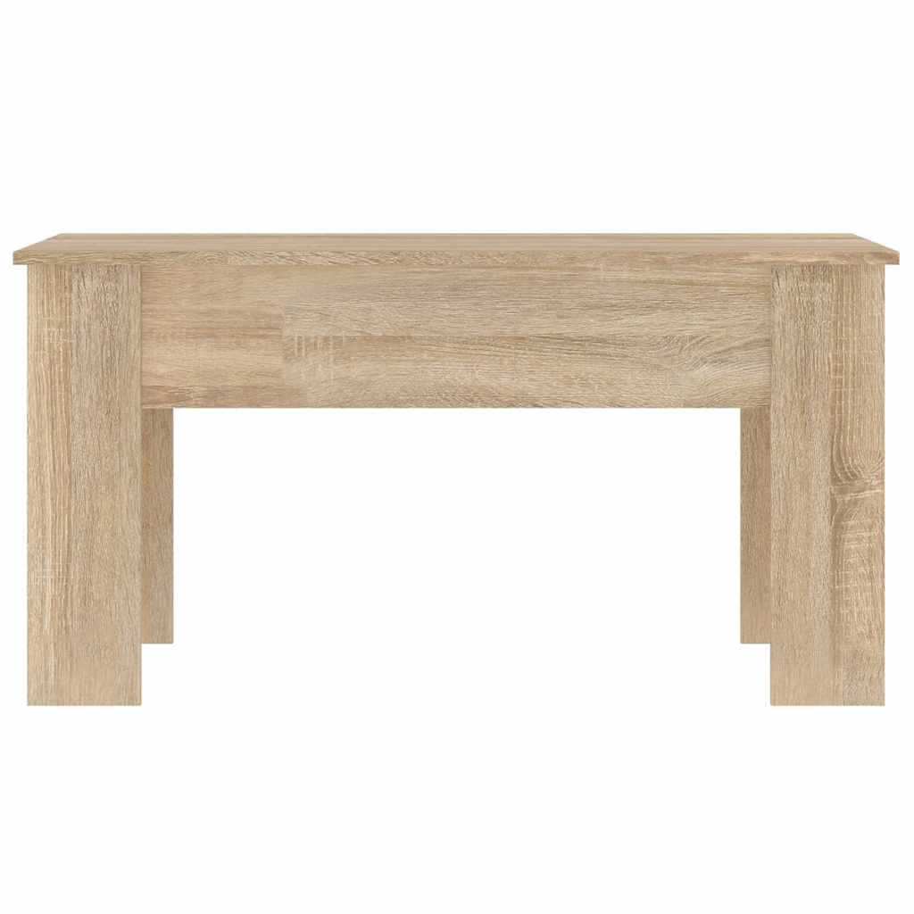 Coffee Table Sonoma Oak 101x49x52 cm Engineered Wood