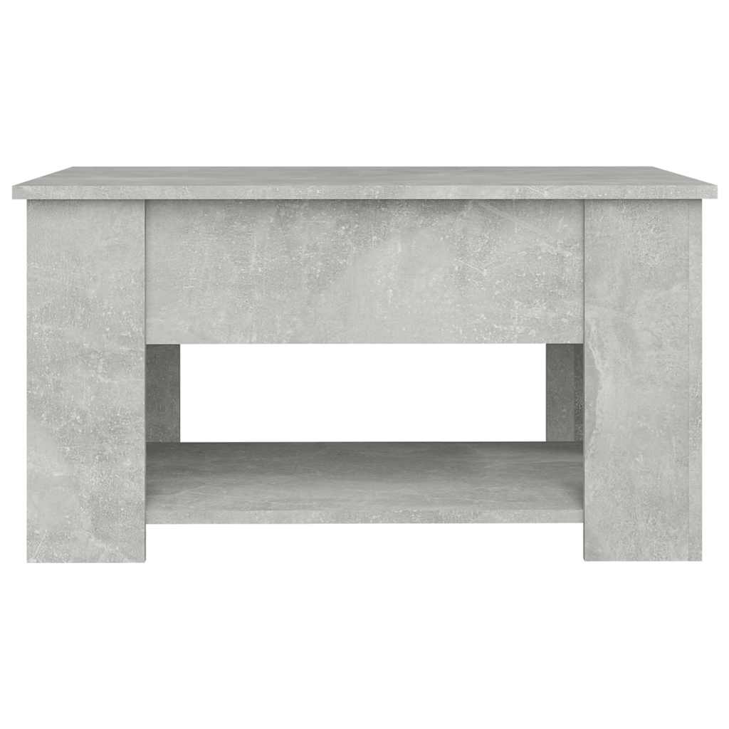 Coffee Table Concrete Grey 79x49x41 cm Engineered Wood