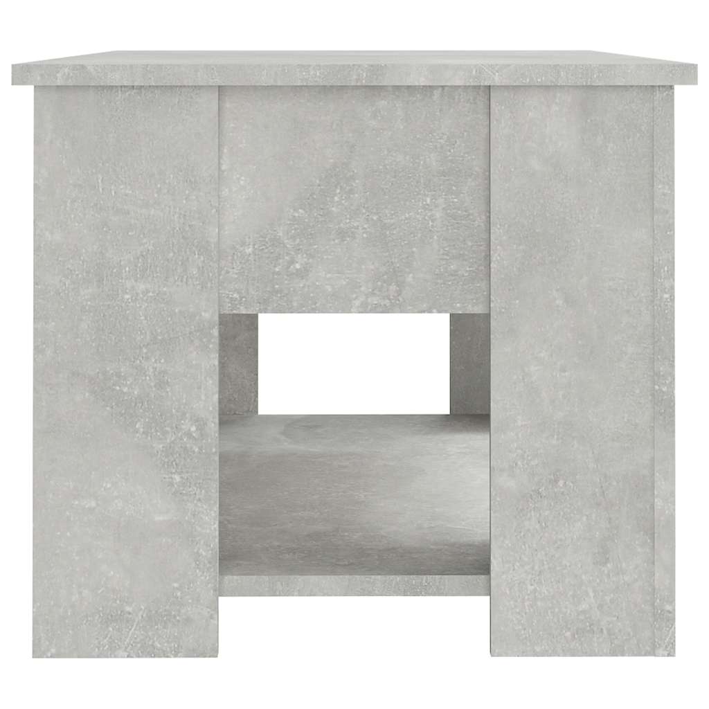 Coffee Table Concrete Grey 79x49x41 cm Engineered Wood
