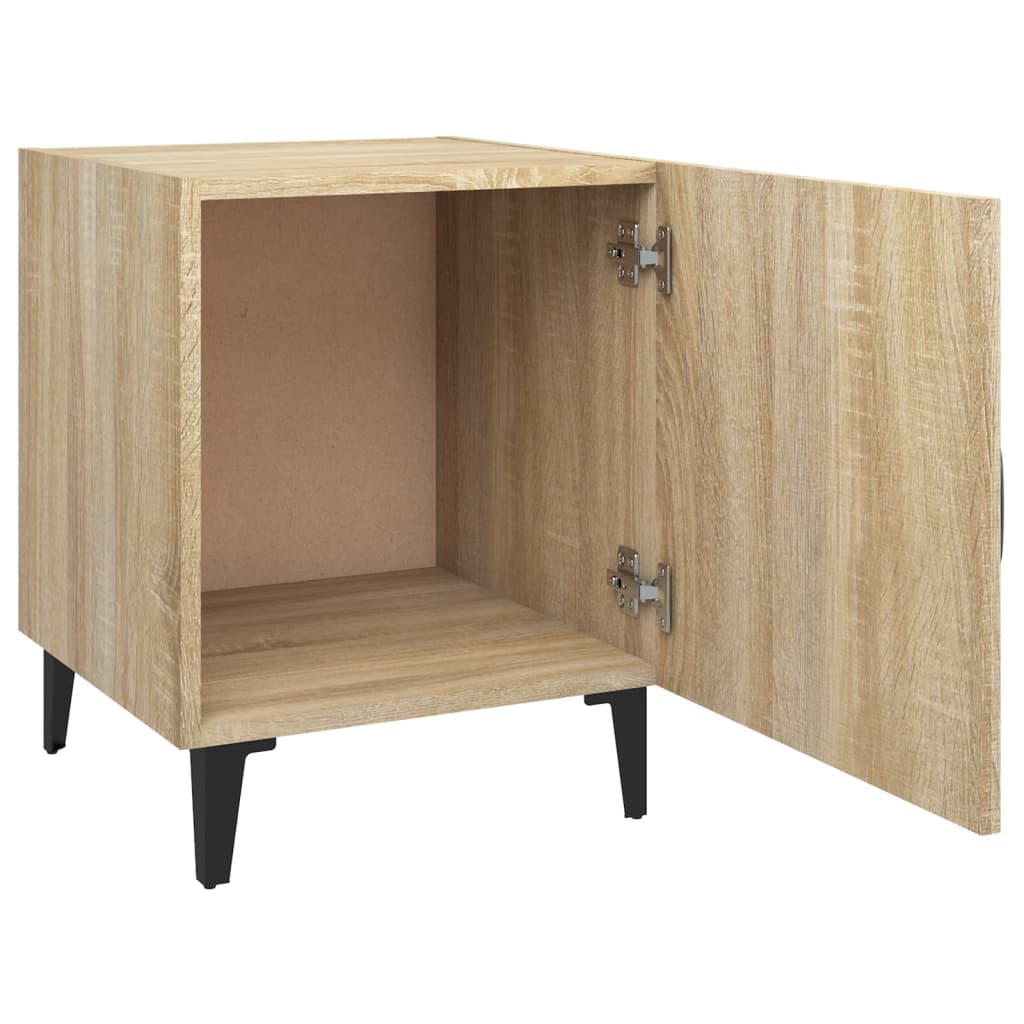 Bedside Cabinets 2 pcs Sonoma Oak Engineered Wood