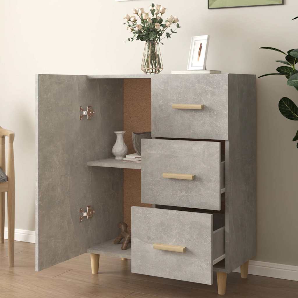 Sideboard Concerte Grey 69.5x34x90 cm Engineered Wood