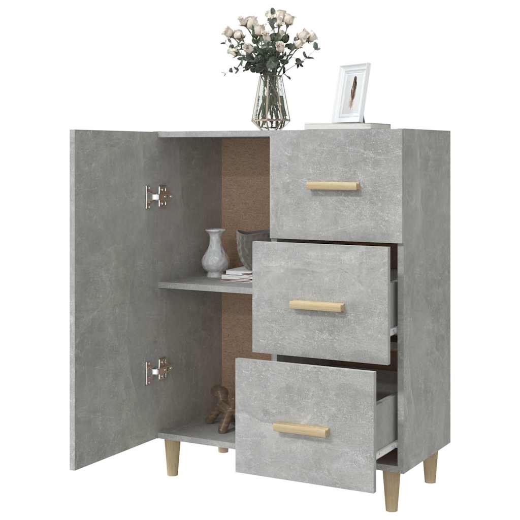 Sideboard Concerte Grey 69.5x34x90 cm Engineered Wood