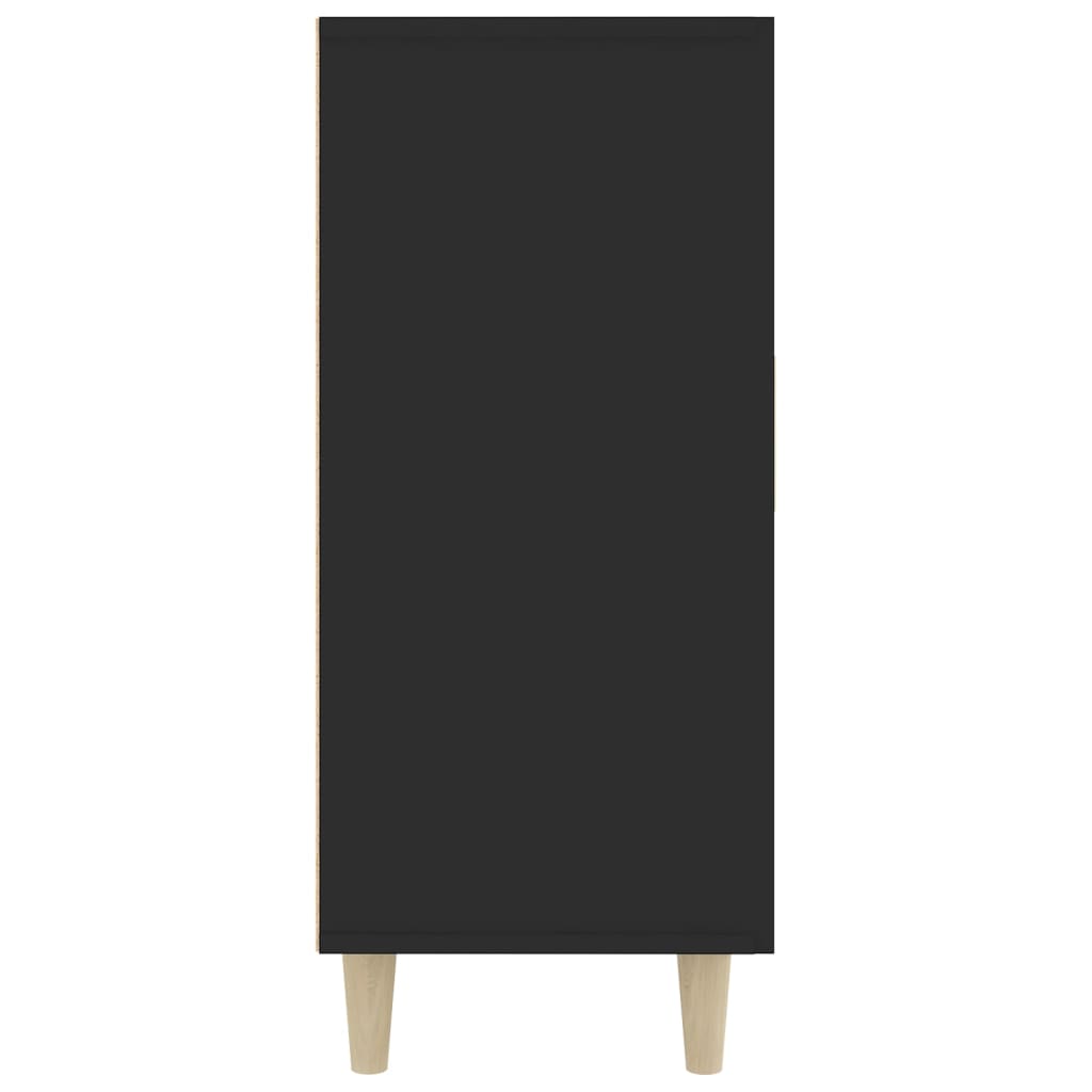 Sideboard Black 90x34x80 cm Engineered Wood