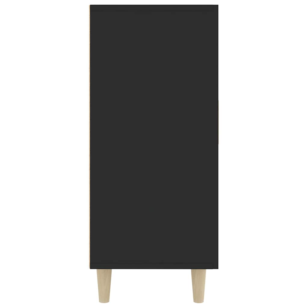 Sideboard Black 90x34x80 cm Engineered Wood
