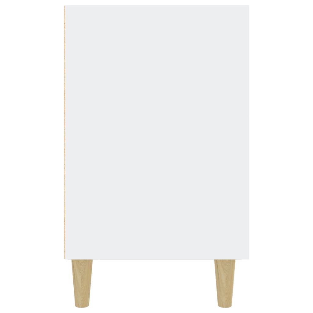 Sideboard High Gloss White 100x36x60 cm Engineered Wood
