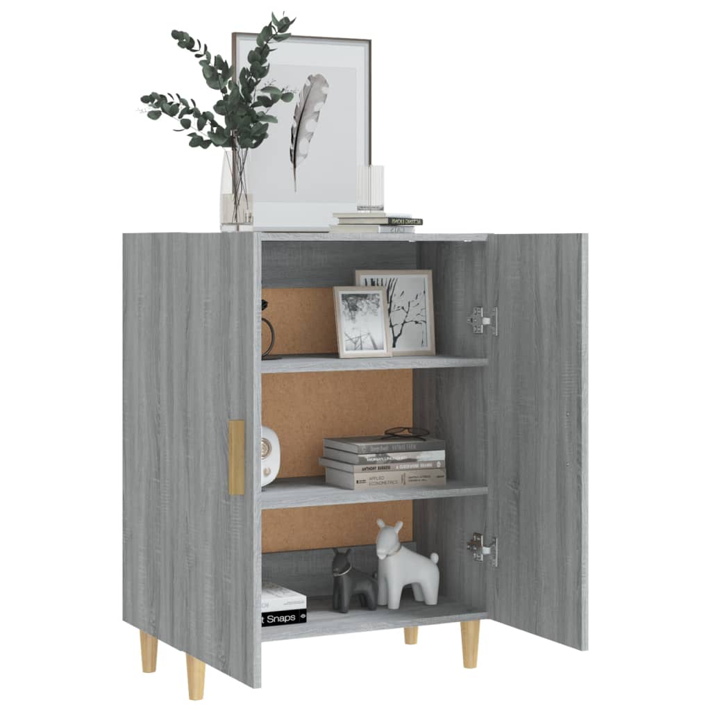Sideboard Grey Sonoma 70x34x90 cm Engineered Wood