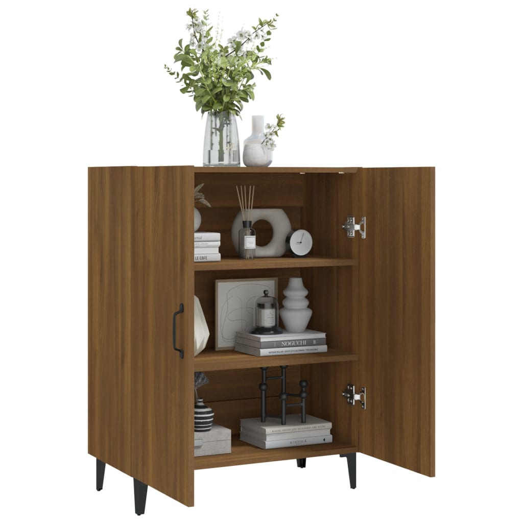 Sideboard Brown Oak 70x34x90 cm Engineered Wood